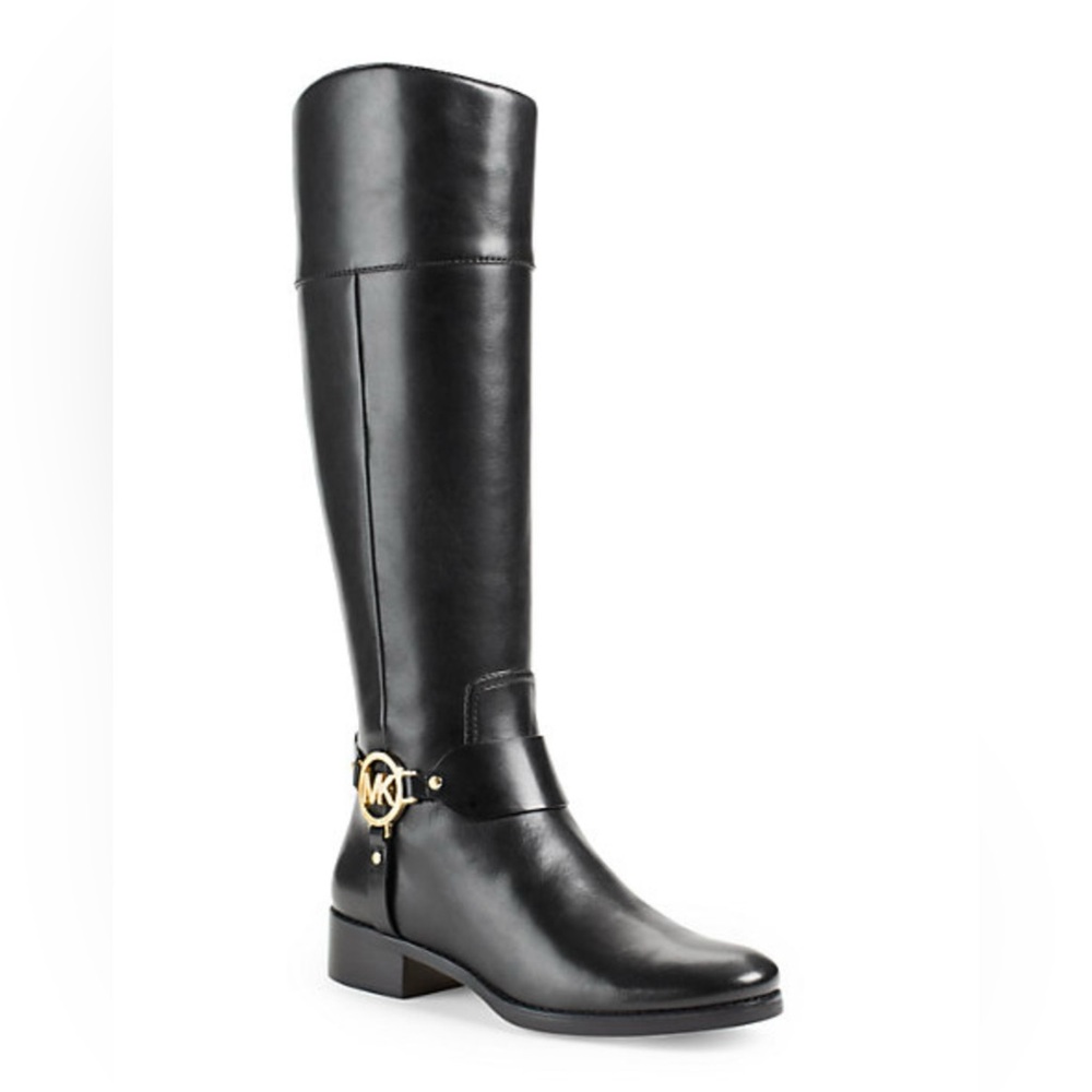 Michael Kors Black Riding Boots